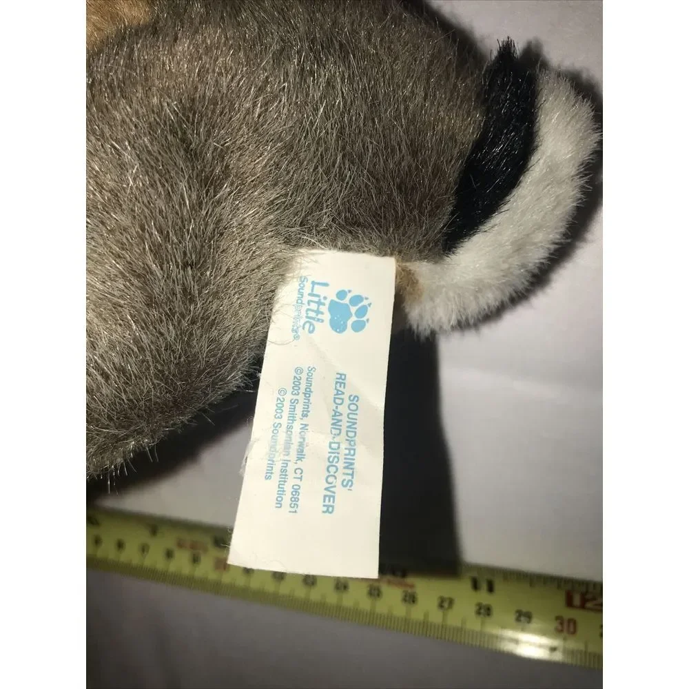 Smithsonian Institution Rabbit & fox Stuffed‎ Animal Little Soundprints 2003